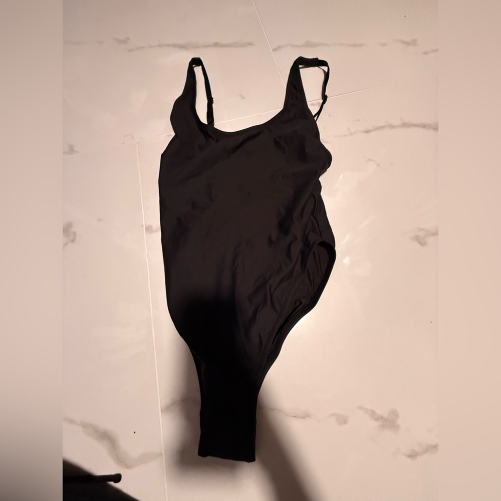 SKIMS Black Women Swim One Piece
